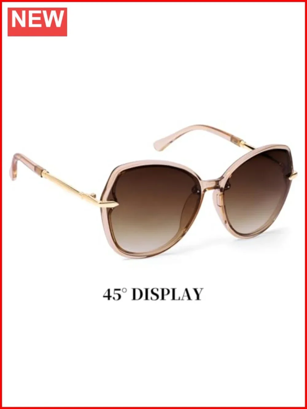 Oversized Butterfly Sunglasses Women UV400 Protection